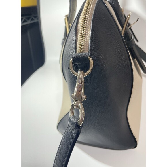 Kate Spade Cove Street Colorblock Pippa Crossbody Beige Black Detachable Strap - Picture 3 of 11